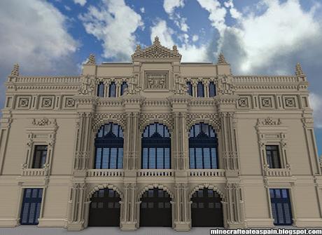 Réplica Minecraft del Teatro de Victoria Eugenia, Donostia, España.