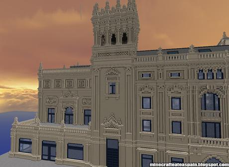 Réplica Minecraft del Teatro de Victoria Eugenia, Donostia, España.