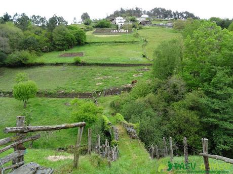 Puente bajo Las Viñas en Boal