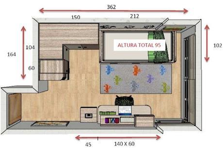 LA NUEVA HABITACIÓN DE ÁLEX - PARTE 2: MOBILIARIO