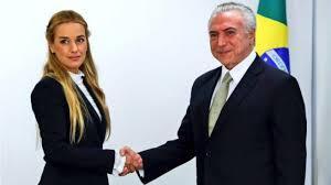 Resultado de imagen de Lilian Tintori + Michel Temer