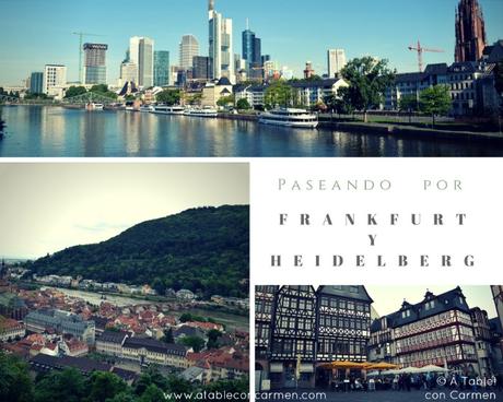 Paseando por Frankfurt y Heidelberg