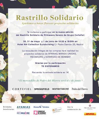 Rastrillo Solidario del Grupo Cortefiel Primavera 17