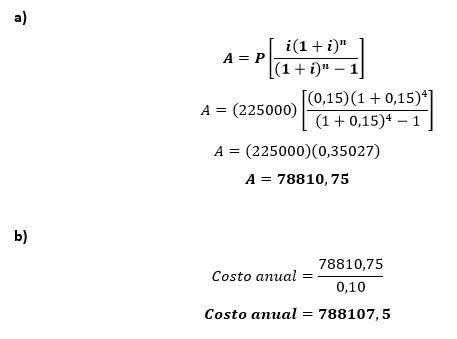 Ejercicio 2.5 Tarquin Ingeniería Económica