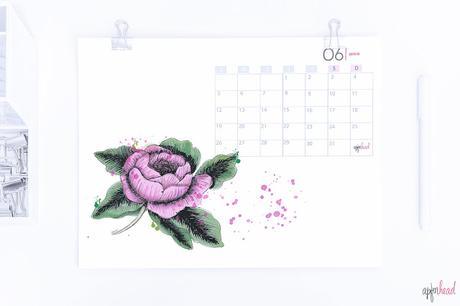 Freebie: Calendario Junio