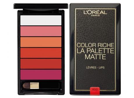 Nueva colección de L’Oreal; Color Riche Matte Addiction color-riche-la-palette-mate-paleta-para-labios