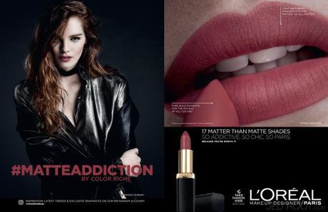 Nueva colección de L’Oreal; Color Riche Matte Addiction 1