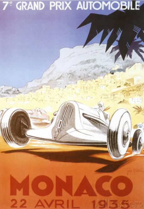 Gran Prix de Mónaco: 60 años en posters estilo vintage