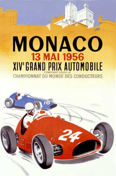 Gran Prix de Mónaco: 60 años en posters estilo vintage