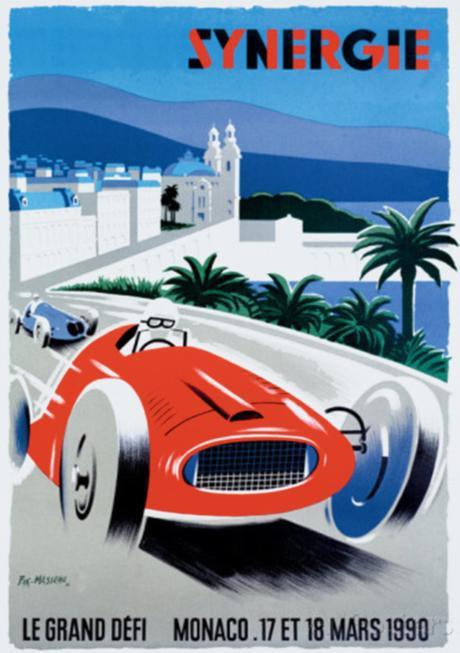 Gran Prix de Mónaco: 60 años en posters estilo vintage