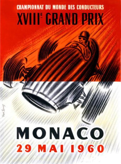 Gran Prix de Mónaco: 60 años en posters estilo vintage