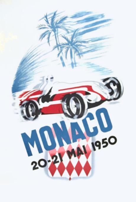 Gran Prix de Mónaco: 60 años en posters estilo vintage