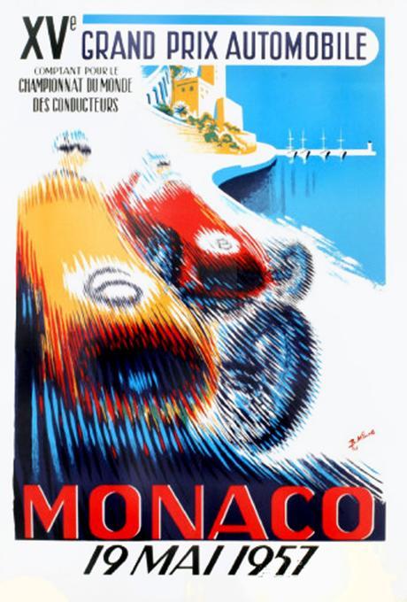 Gran Prix de Mónaco: 60 años en posters estilo vintage