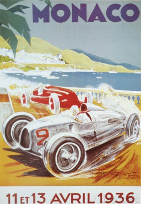 Gran Prix de Mónaco: 60 años en posters estilo vintage