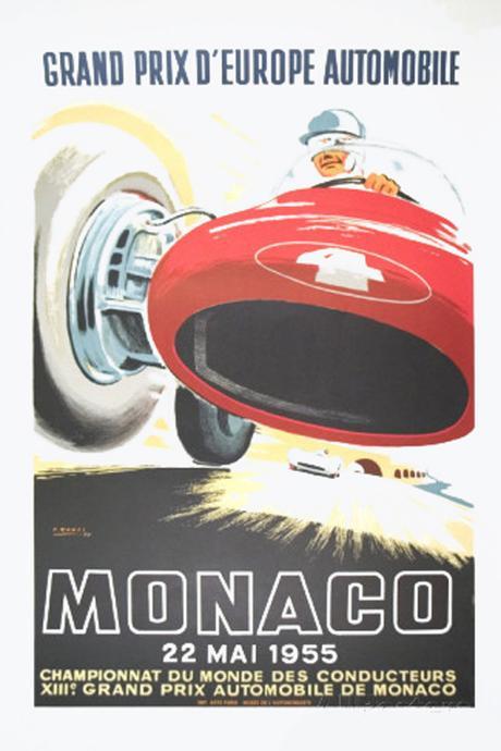 Gran Prix de Mónaco: 60 años en posters estilo vintage