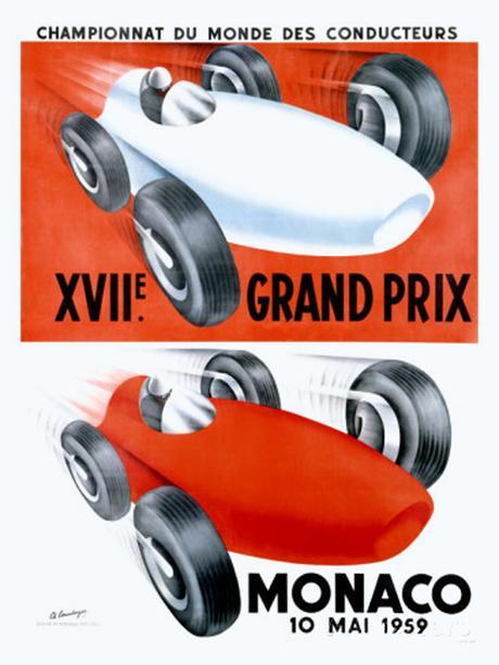 Gran Prix de Mónaco: 60 años en posters estilo vintage