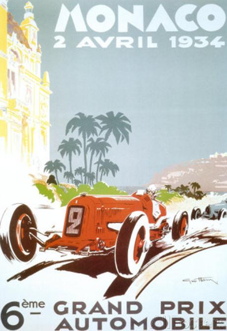 Gran Prix de Mónaco: 60 años en posters estilo vintage