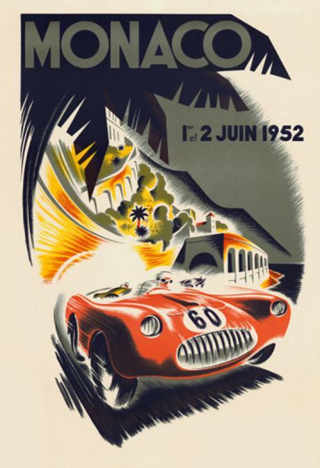 Gran Prix de Mónaco: 60 años en posters estilo vintage