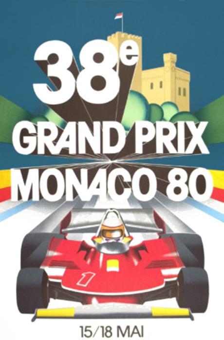Gran Prix de Mónaco: 60 años en posters estilo vintage