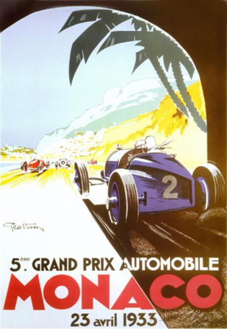 Gran Prix de Mónaco: 60 años en posters estilo vintage