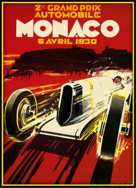 Gran Prix de Mónaco: 60 años en posters estilo vintage
