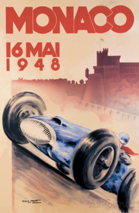 Gran Prix de Mónaco: 60 años en posters estilo vintage