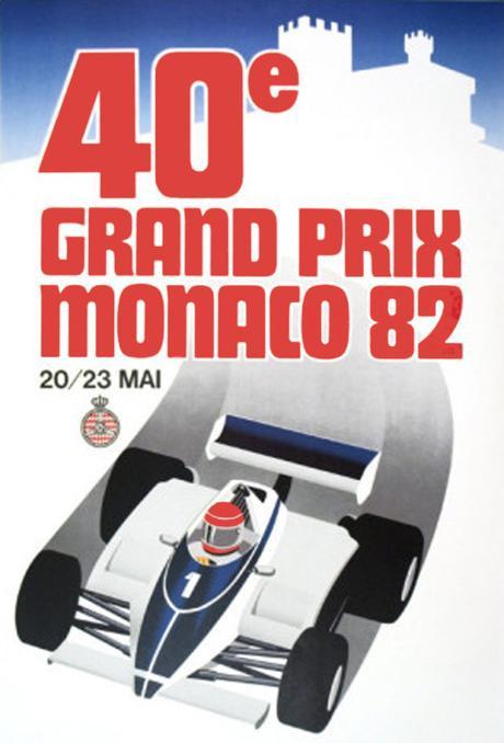 Gran Prix de Mónaco: 60 años en posters estilo vintage