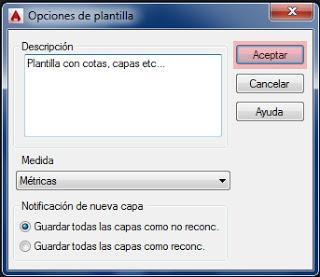 Hacer una plantilla en Autocad