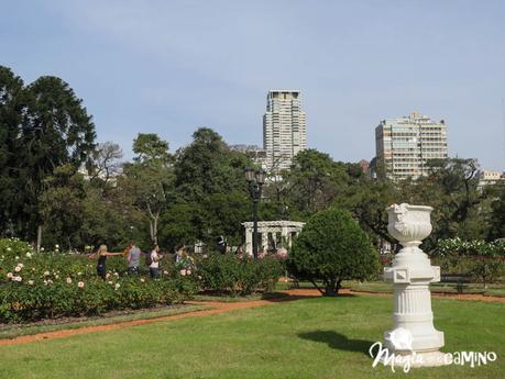 El Rosedal en los Bosques de Palermo, un oasis en la ciudad