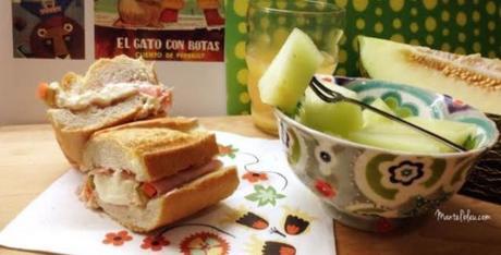 Bocata de rulo de pavo con quesito