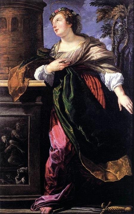 Lienzos en el monasterio, Lucrina Fetti (1590?-1651?)