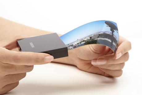 Samsung y las pantallas flexibles