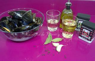 Mejillones en escabeche