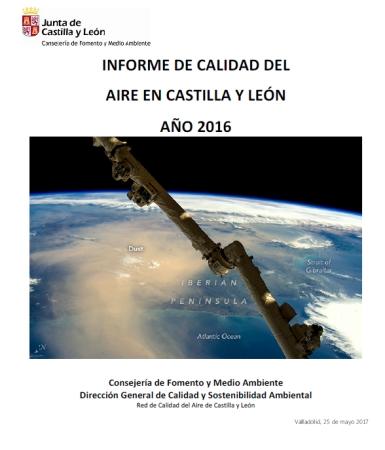 Calidad del Aire en Castilla y León 2016