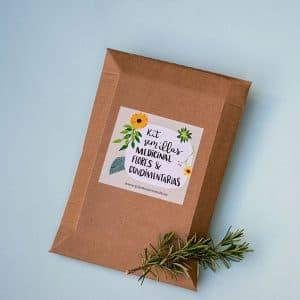 kit de siembra de aromáticas y medicinales