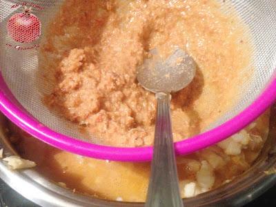 Lasaña de merluza y gambones