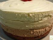 Cheesecake cuatro chocolates