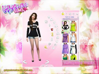 Rainbows Sweetly Sweatshirt (TS4) Rainbows Sweetly Sweatshirt (TS4)