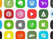 iconos sociales para blogger