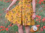 Floral yellow dress