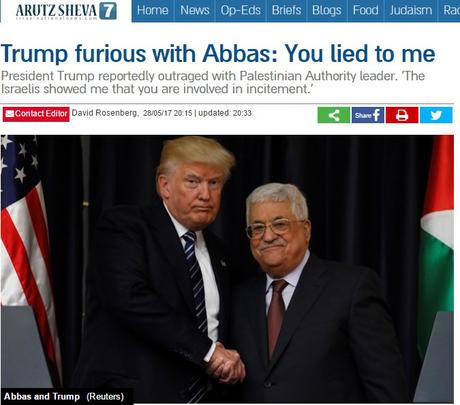 Trump furioso con Abbas: “¡Me mentiste!”