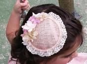 2594.- Tocados para comuniones graduaciones infantiles