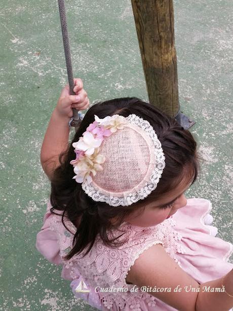 2594.- Tocados para comuniones y graduaciones infantiles