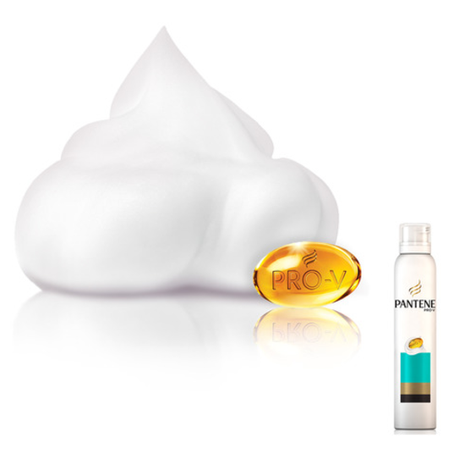 Acondicionador en espuma de Pantene. Acondicionador en espuma de Pantene.