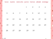 Calendario junio gratis