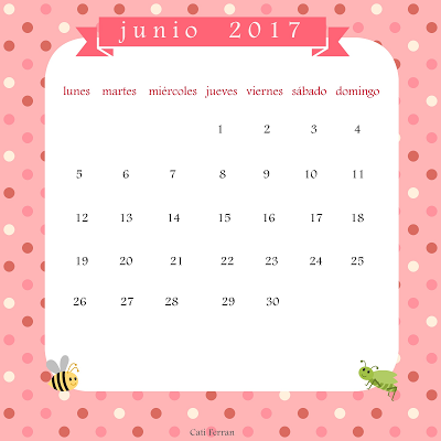 CALENDARIO DE JUNIO GRATIS !!