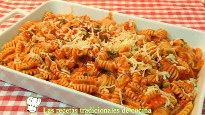 Receta de pasta con salsa arrabiata