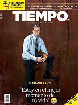 el villano arrinconado, humor, chistes, reir, satira, Mariano Rajoy, cataluña, independentistas, revista tiempo