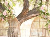 Wedding Inspiration: mecedoras colgantes para novios ceremonias aire libre