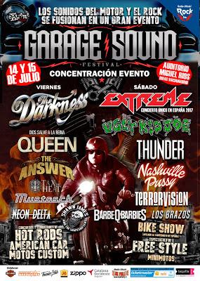 Sorteo de abonos para el Garage Sound Fest: un festín de rock y motor
